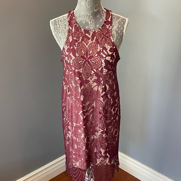 Express Lace Shift Dress - Picture 3 of 13